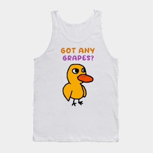 Got Any Grapes Duck Song Tank Top